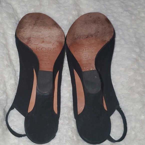 Kors Michael kors S. 8.5 Peep Toe Cut Out Wedge - Picture 6 of 8